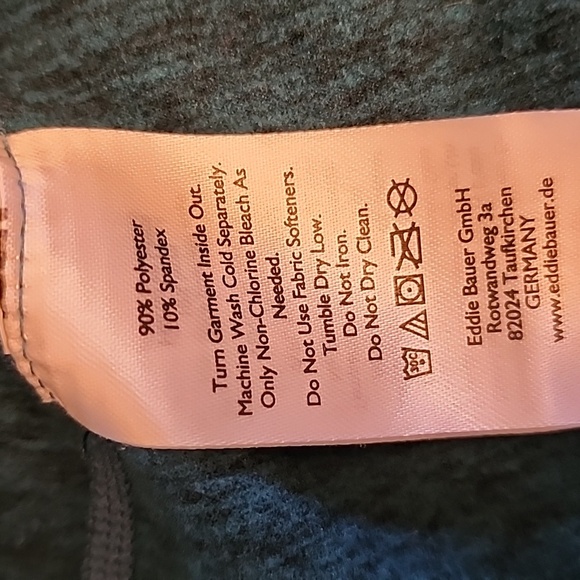 Eddie Bauer Green Fitted Long Sleeve - Picture 9 of 10